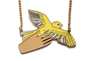 Image of Bird in the Hand Necklace