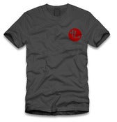 Image of Varsity TL Tee Grey and Red