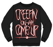 Image of Creepin Crewneck Sweater Black