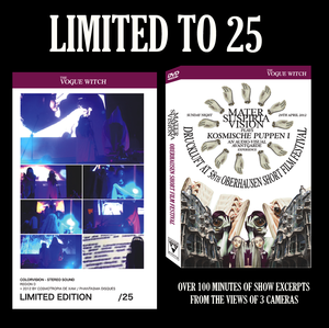 Image of ARCHIVE COPY: MATER SUSPIRIA VISION LIVE AT SHORTFILM FESTIVAL OBERHAUSEN BOX