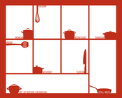 Image of Menu Planner Download - Red