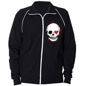 Image of Love It To Death Logo Track Jacket Black