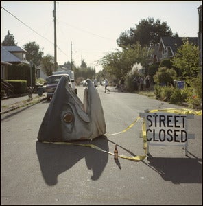 Image of Street Closed...because fish head skate jam BBQ block party