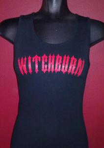 Image of Ladies Red Witchburn Logo Tank Top