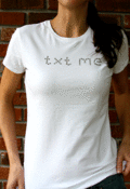 Image of Crew/White txt me - text me