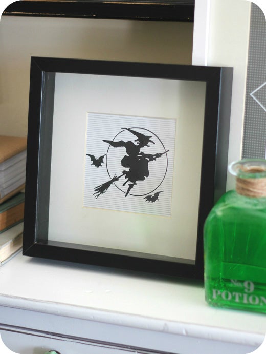 Image of Flying Witch Silhouette 