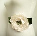 Image of Rustic Wedding Bridal Sash. Moss Green Bridal Sash