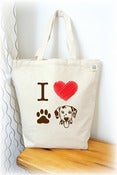 Image of I love Dalmatian Tote