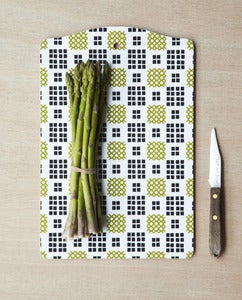 Image of blanket pattern cutting board 