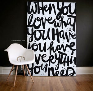 Image of WHEN YOU LOVE painting