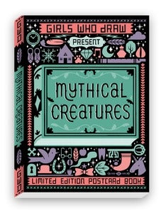 Image of Mythical Creatures - Postcard book