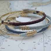 Image of Ribbon Wrapped Vintage Bangle