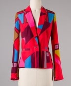 Image of Abstract multicolored Blazer