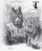 Image of TempleSith Tuesday: Feltipern Trevagg & M'iiyoom Onith- Cantina Scene