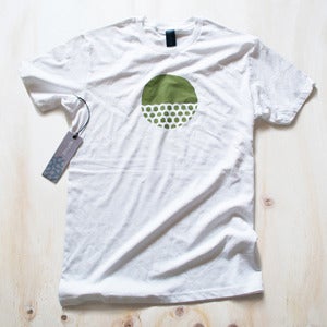 Image of Mens tee - White Owlesque
