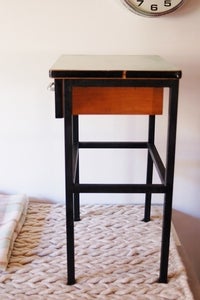 Image of chevet 60's en formica vert d'eau