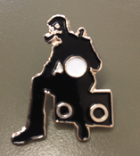 Image of Mr.B The Gentleman Rhymer Silhouette Badge