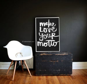 Image of MAKE LOVE poster print