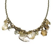 Image of stalactite collar necklace with pyrite