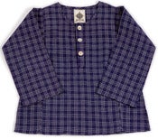 Image of kurta-blueplaid
