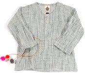 Image of kurta-grey check