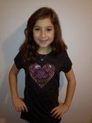 Image of Peace, Love, and Cupcakes Rhinestone Tee