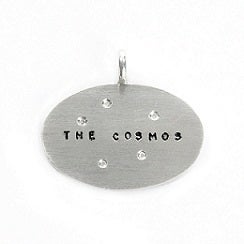 Image of Silver The Cosmos with diamonds