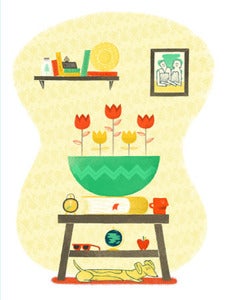 Image of A Sheilf Of Memories Print by Jolby