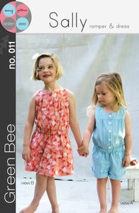 Image of Sally Romper and Dress Sewing Pattern