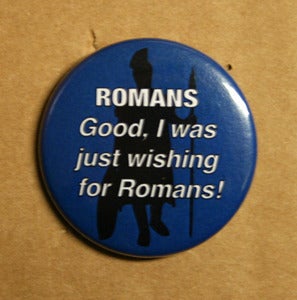 Image of Good Romans 1.5" Pinback Button