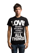 Image of Black Love All Things Tee (Winter Line)
