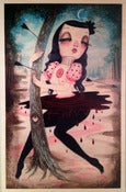 Image of 'Making Fast Friends in Dreamland' Print on Wood, Limited Edition