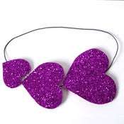 Image of Loverdose: Glitter Heart Bandeau