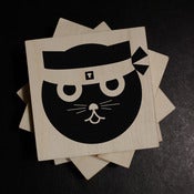 Image of Kung Fu Watson the Cat | Wood Coasters