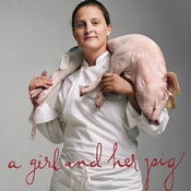Image of A Girl and Her Pig