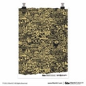 Image of Filter017 CASINO LIFE Screen Printing Poster - GoldBlack