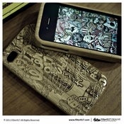 Image of FILTER017 R.D. PATTERN BAMBOO IPHONE CASE