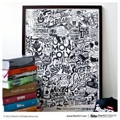 Image of Filter017 Razzle Dazzle Classic 2011 SCREEN PRINTING POSTER - B&W