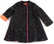 Image of esme coat-wool floral