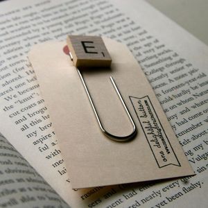 Image of Personalized Scrabble Bookmark