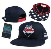 Image of NEW! Pink Dolphin Olympic Waves Snapback Hat Collection