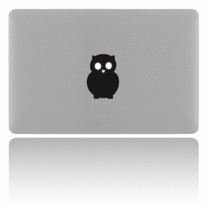 Image of MacBook sticker owl