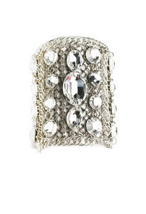 Image of Liberace Grand chainmaille and Swarovski crystal cuff + colors