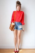 Image of cherry red blouse