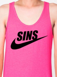Image of SINS NEON PINK TANK