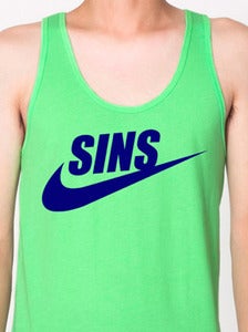 Image of SINS NEON GREEN TANK