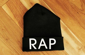 Image of "RAP" Beanie by PERRYANDPRINTUP
