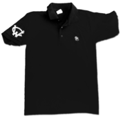 Image of 'Dog Poo' Polo Shirt (Black)