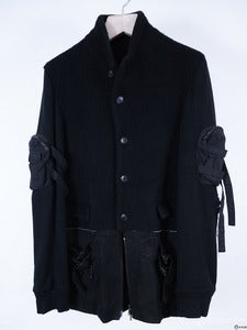 Image of Number (N)ine - The High Street Wool Leather Parka 