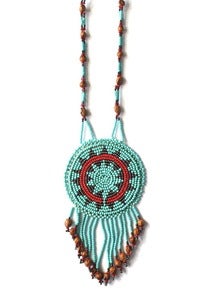 Image of Vintage Navajo Beaded Necklace (v3)